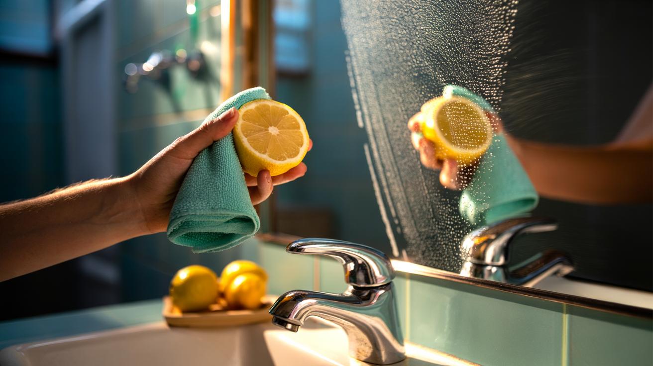 Lemon Secret for Sparkling Mirrors: How it cuts grime in 60 seconds