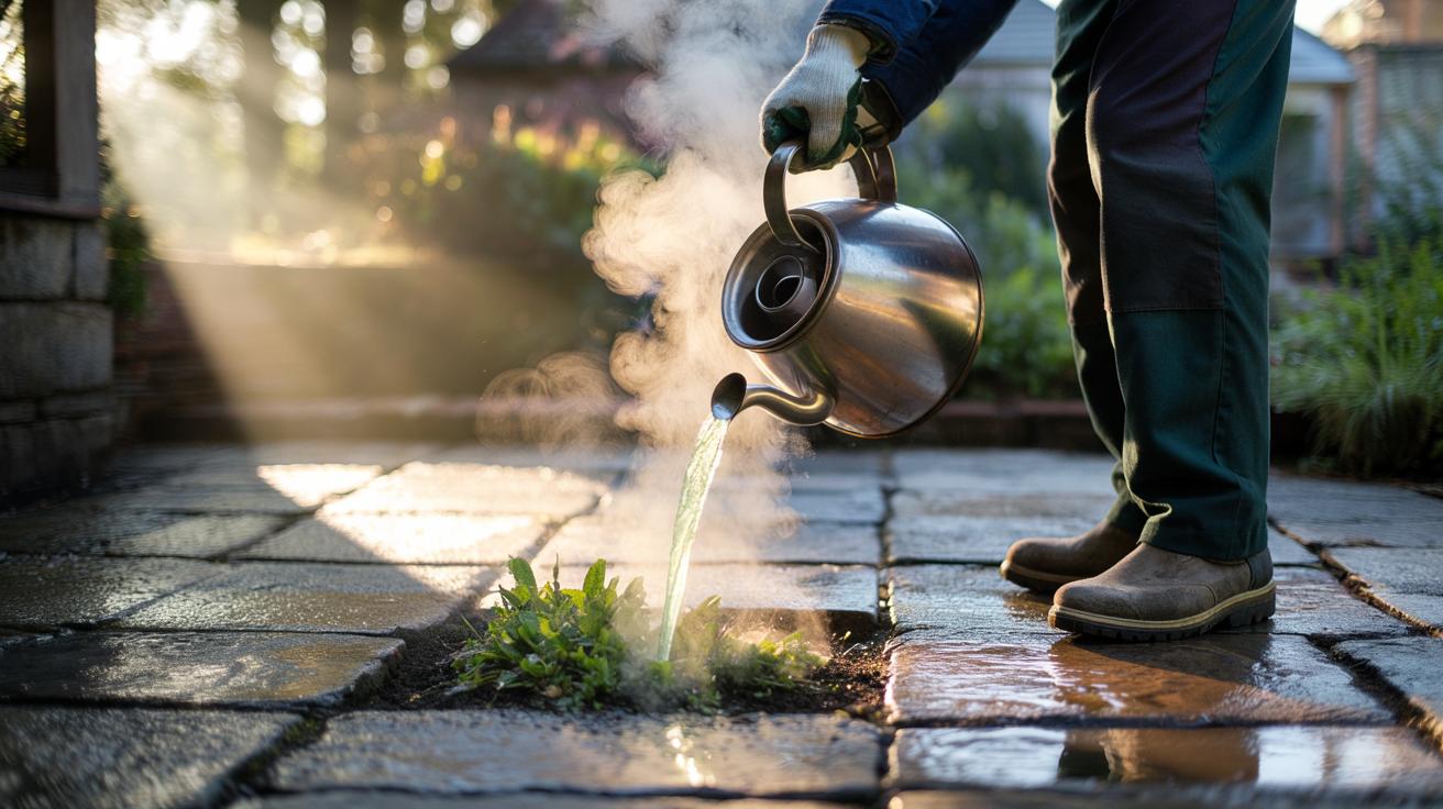 Rid Your Garden of Weeds: How boiling water transforms in 2 minutes